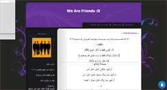 Desktop Screenshot of friends-ss501.mihanblog.com